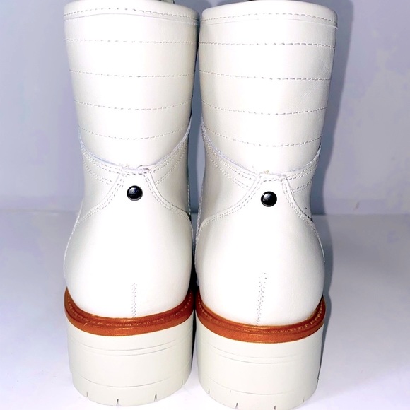 NEW MARC FISHER ISTON BOOTS LEATHER IVORY COLOR - Picture 10 of 15